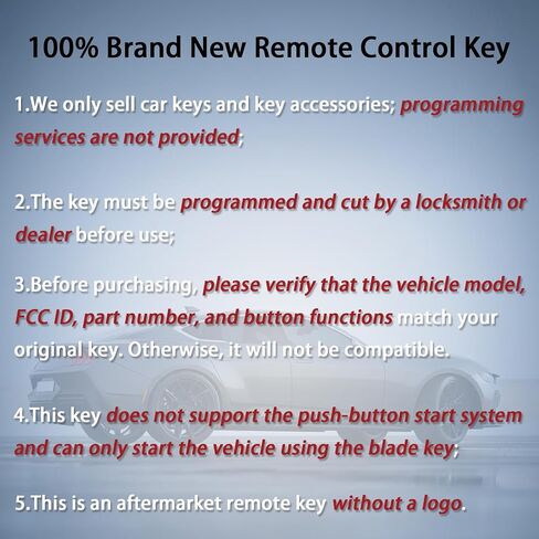 3-Button Flip Key Fob Without Remote Start Fit for 15-23 Ford N5F-A08TAA in Saudi Arabia