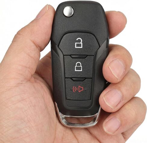 3-Button Flip Key Fob Without Remote Start Fit for 15-23 Ford N5F-A08TAA in Saudi Arabia