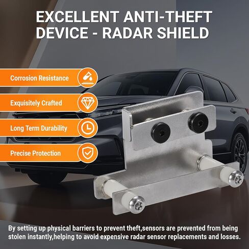 Radar Sensor Shield Compatible with Honda CR-V Accord Pilot 2023-2026, Anti-Theft Front Radar Sensor Guard Protector Cover in Saudi Arabia