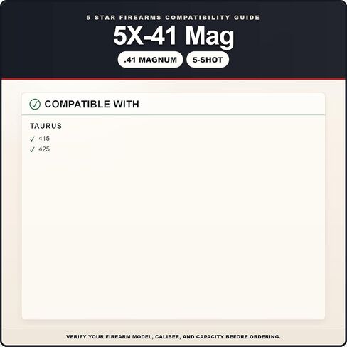 5 Star 5X-41 Mag Speedloader for Taurus 415, 425 in Kuwait