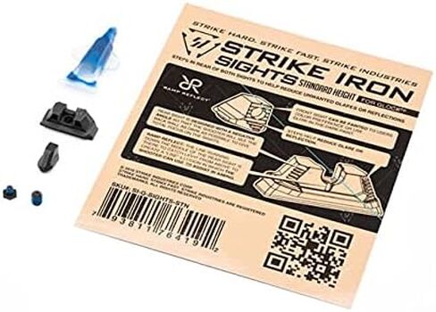 Strike Industries Standard Height U-Notch Iron Pistol Sight, Black, One Size, SI-G-Sights-STN in Saudi Arabia