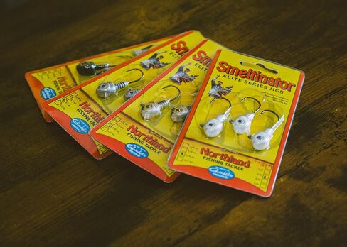 Northland Fishing Tackle Smeltinator Jig Head, Premium Bass Fishing Lure for Swimbaits & Plastics, 3 Pack - 1/4 Oz, Smelt, 2/0 Hook in Saudi Arabia