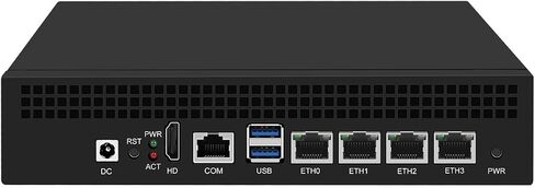 9 Inches Desktop Firewall Hardware Appliance, OPNsense, VPN, Router PC, N150, RJ64, 4 x 2.5GbE I226-V LAN, Console, HDMI, TPM2.0, 16G RAM, 512G SSD in Kuwait