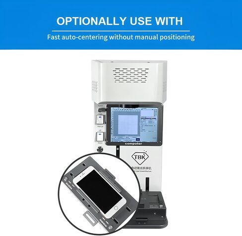 TBK-203 Automatic Center Fixing Mold Positioning Aligner TBK-203 Mobile Phone Automatic Positioning Fixture Centering Mold Screen Repair Tool in Kuwait