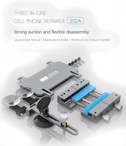 TBK 202A 3 In 1 Maintenance Fixture For Mobile Phone LCD Disassembly Screen Bracket LCD Display Clamping Pressure Mold Repair in Kuwait