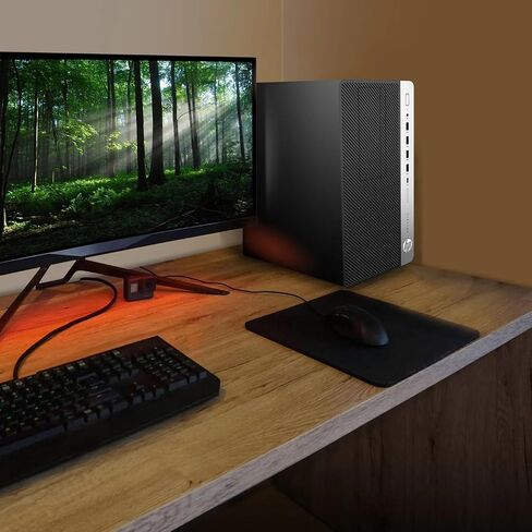 HP ProDesk 600G4 Tower Desktop Computer | Intel i7-8700 (3.4) | 8GB DDR4 RAM | 250GB SSD Solid State | Wi-Fi 5G + Bluetooth | Windows 11 Professional | Home or Office PC (Renewed) in Kuwait