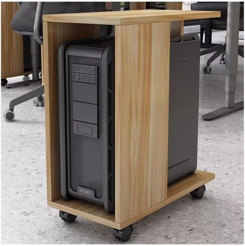 Computer Stand Pc Stand CPU Bracket Desktop Computer Bracket Tray Chassis Drag Rack Placement Cabinet Cabinet Storage Storage Shelf Computer Tower Stand Printer Stand(A) in Saudi Arabia