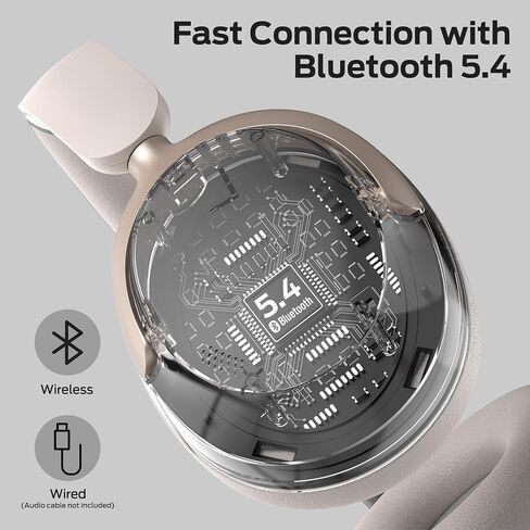 Monster Persona 3rd ANC Bluetooth Headphones,Over Ear Headphones with Bluetooth 5.4,70 Hours Playtime, Noise Cancelling Headphone with Mic, Foldable Lightweight Headset, Comfort Fit for Outdoor,Travel in Kuwait