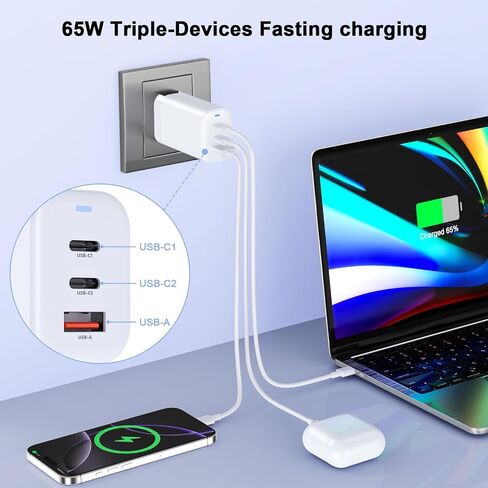 65W 60W USB C Charger Block Compatible with Steam Deck/Steam OLED/Legion Go in Saudi Arabia