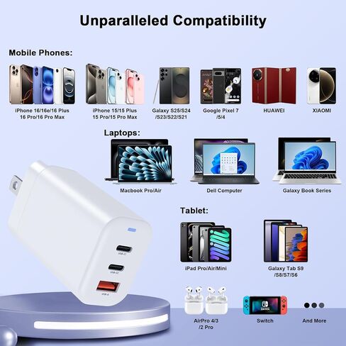 65W 60W USB C Charger Block Compatible with Steam Deck/Steam OLED/Legion Go in Saudi Arabia