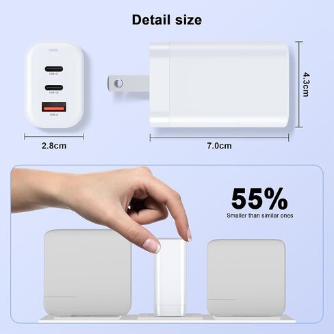 65W 60W USB C Charger Block Compatible with Steam Deck/Steam OLED/Legion Go in Saudi Arabia