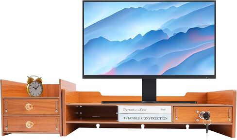 Computer Desk Organizer with Drawer Shelves (Sakura) in Saudi Arabia