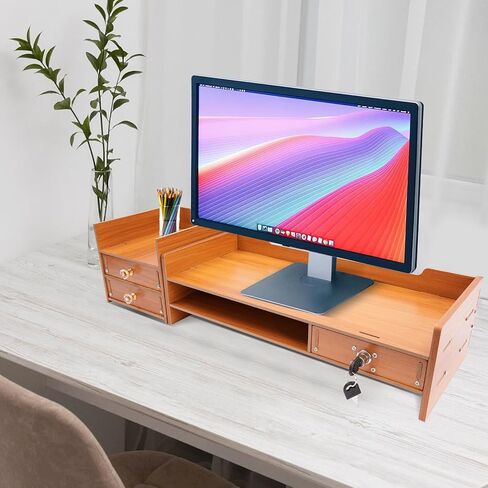 Computer Desk Organizer with Drawer Shelves (Sakura) in Saudi Arabia