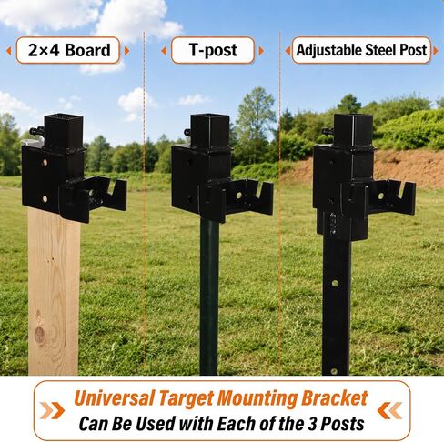 Highwild Shoot to Reset AR500 Steel Target with Mounting Bracket in Saudi Arabia