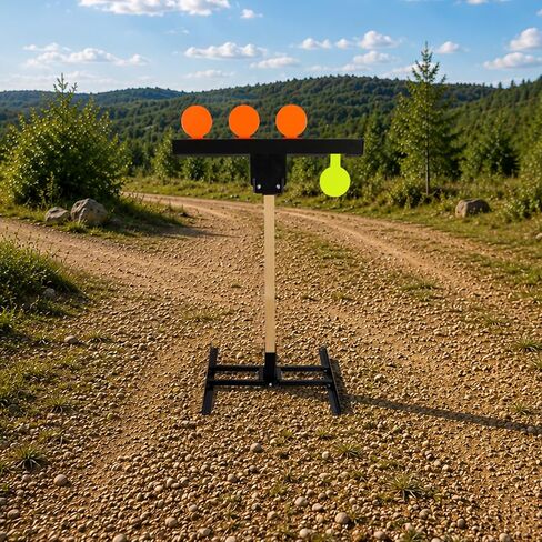 Highwild Shoot to Reset AR500 Steel Target with Mounting Bracket in Saudi Arabia