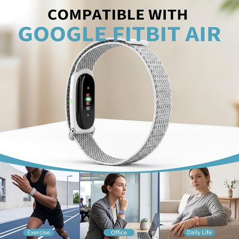 5 قطع من الأربطة المصنوعة من النايلون المتوافقة مع حلقة Google Fitbit Air Performance in Kuwait