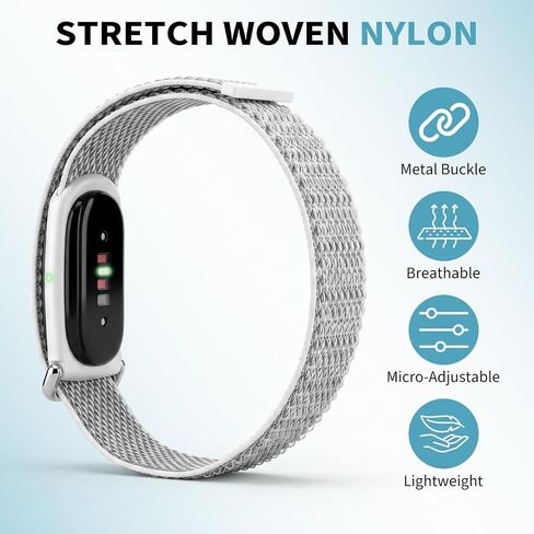 5 قطع من الأربطة المصنوعة من النايلون المتوافقة مع حلقة Google Fitbit Air Performance in Kuwait