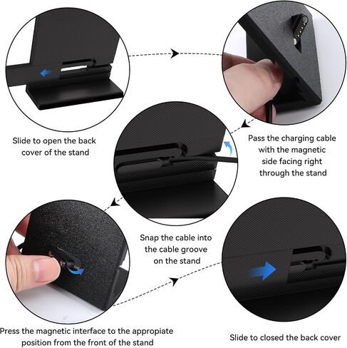 حامل شحن مع سلك كابل شاحن USB-A لمسجل صوت Plaud Note AI / Plaid Note Pro (مطبوع ثلاثي الأبعاد in Kuwait