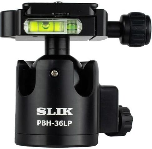 SLIK PBH-36LP Arca Compatible Professional Ball Head (618-832) Supports 33lbs, Arca Quick Release, Independent Friction Control and Pan Knob, Compatible with Most Tripods in Saudi Arabia