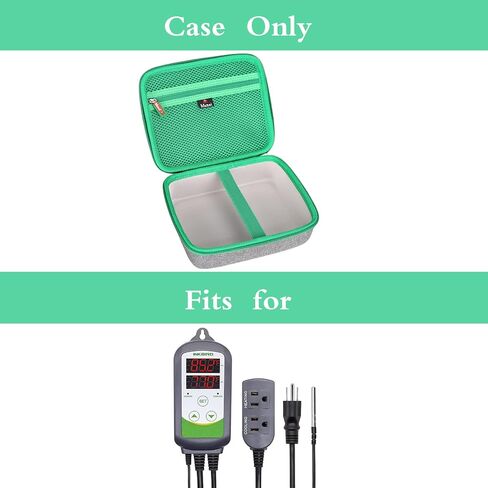 Mchoi Hard Carrying Case Fits for Inkbird ITC-308 Digital Temperature Controller, EVA Portable Storage Case Shockproof, Case Only Black in Saudi Arabia