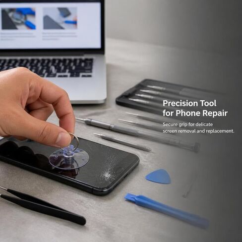 Device Repair Suction Cup with for Smartphone Screen Disassembly Tool Transparent PVC Suction Cup for Phone Repair Technicians and DIY Enthusiasts Suitable for and Devices in Saudi Arabia