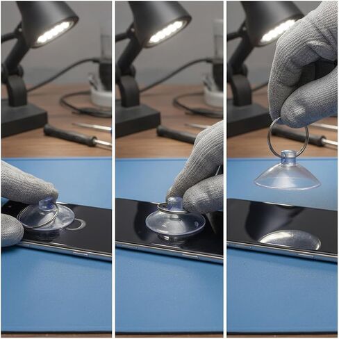 Device Repair Suction Cup with for Smartphone Screen Disassembly Tool Transparent PVC Suction Cup for Phone Repair Technicians and DIY Enthusiasts Suitable for and Devices in Saudi Arabia