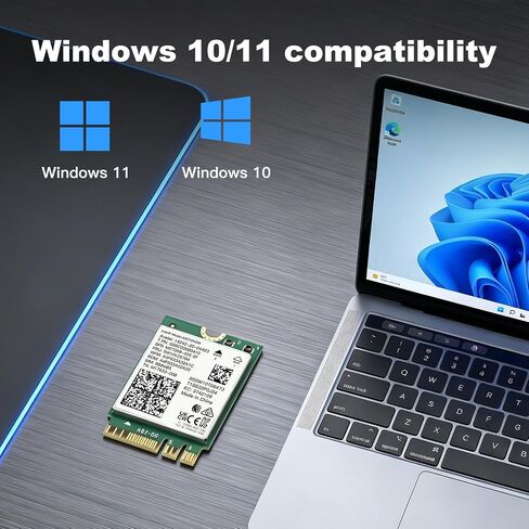 AX210 WiFi 6E M.2 2230 Card with Bluetooth 5.4 Included WiFi Antennas in Saudi Arabia