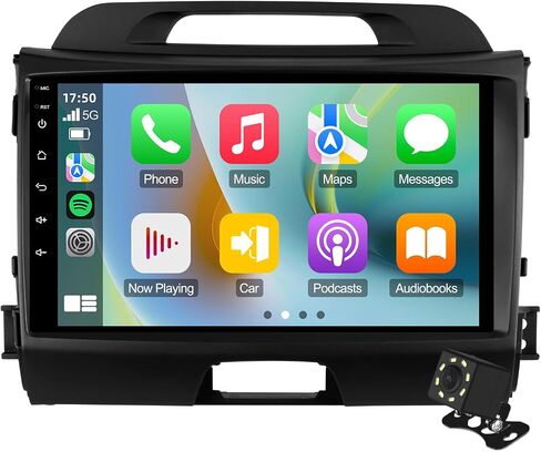 Double Din Car Stereo for KIA Sportage 3 2010-2016 with 9 Inch Touchscreen Radio Built-in Wireless Carplay/Android Auto/Bluetooth/FM/AUX-in/Steering Wheel Controls/Backup Camera in Saudi Arabia