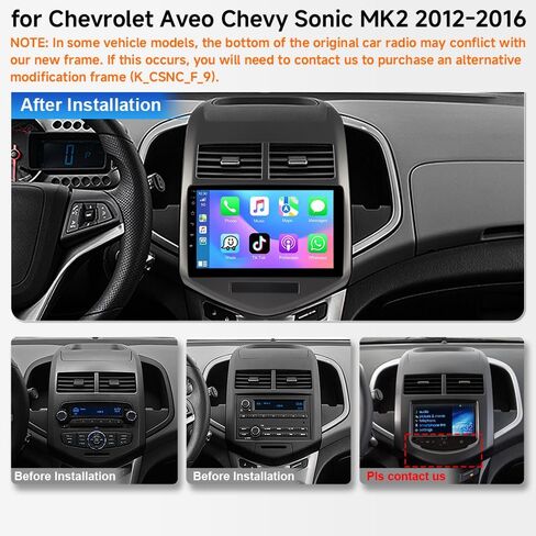 ASURE 9 inch Android 15 Car Stereo for Chevrolet Chevy Sonic 2012-2016 in Saudi Arabia