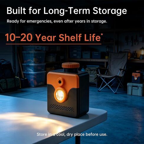 Saltwater Light Emergency Light, Power Outages 400-Hours Long-Lasting LED Light, No Charging Needed, Handheld Flashlight for Camping, Hurricane, Survival Kit,Night Fishing in Saudi Arabia