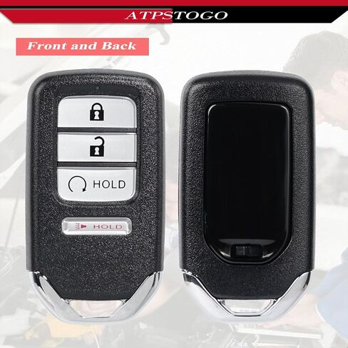 DIY Key Fob Replacement Fits for Honda Ridgeline 2017 2018 2019 2020 2021 2022 2023 2024 2025 Keyless Entry Remote Control Replace Key Kit 4 Button Push Start FCC ID:KR5V2X Chip:ID47 in Saudi Arabia