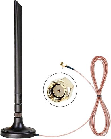 Foldable 5dBi Magnetic Truck RV WiFi Antenna, No Drilling Needed in Saudi Arabia
