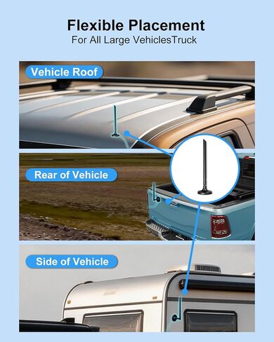 Foldable 5dBi Magnetic Truck RV WiFi Antenna, No Drilling Needed in Saudi Arabia