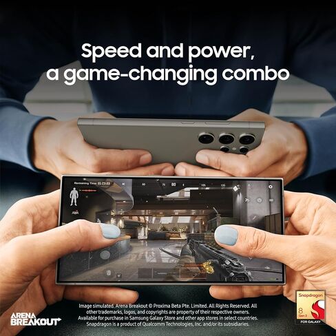 Samsung Galaxy S24 Ultra 5G, US Version, 512GB, Titanium Violet - Unlocked (Renewed) in Kuwait