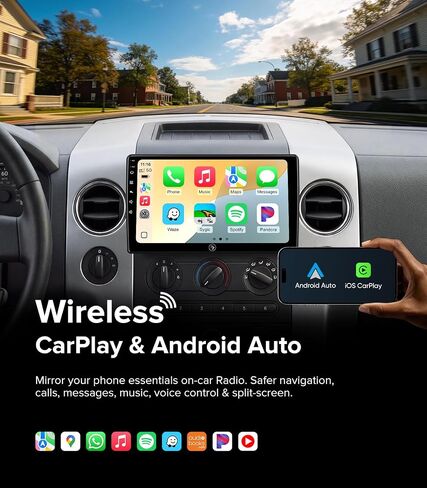 Linux Car Radio for Ford F150(04-08) F250/F350 (08-16) CarPlay Android Auto in Saudi Arabia