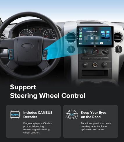 Linux Car Radio for Ford F150(04-08) F250/F350 (08-16) CarPlay Android Auto in Saudi Arabia