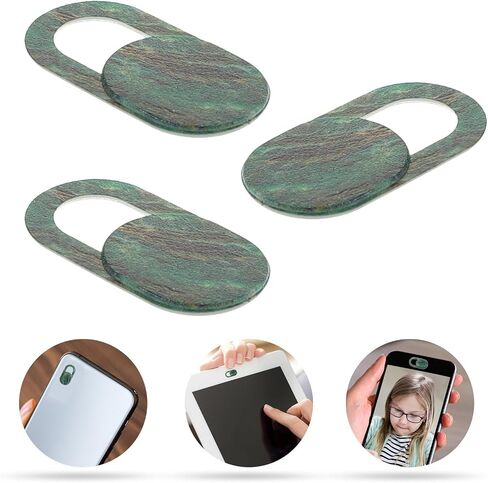 3pcs Green Plastic Laptop Webcam Slider Covers for Privacy Protection in Kuwait