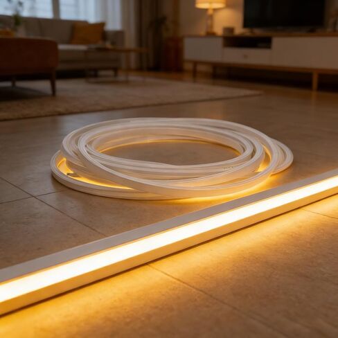 Bendable Silicone LED Light Strip Diffuser Channel for 5mm Strips in Saudi Arabia