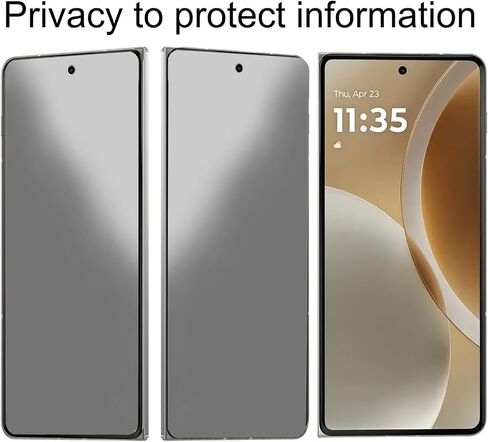 3 Pack Privacy Matte Screen Protector For Motorola Moto Razr Fold Front Outer Anti-Glare Anti-Spy Screen Protector Soft Film in Saudi Arabia