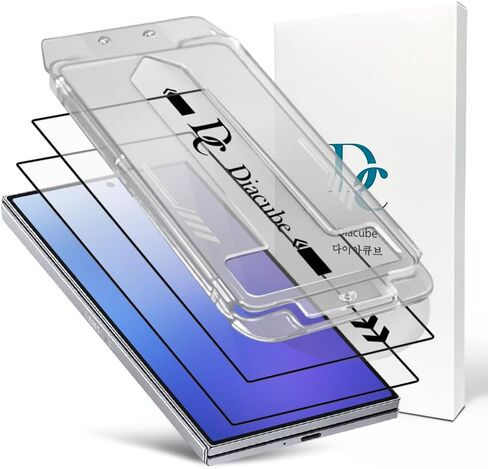 2-Pack Tempered Glass Screen Protector for Samsung Galaxy Z Fold 8 [Not Cover Screen Case Friendly] 9H Hardness [Auto Dust Removal Installation Frame] Ultra-Clear, Anti Scratch, Fingerprint Resistant in Saudi Arabia