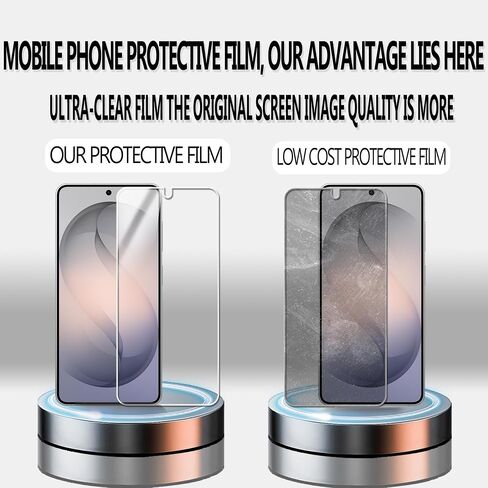 Designed For Samsung Galaxy S26 Tempered Glass Screen Protector 2-Pack Camera Lens Protector Film 2-Pack in Kuwait