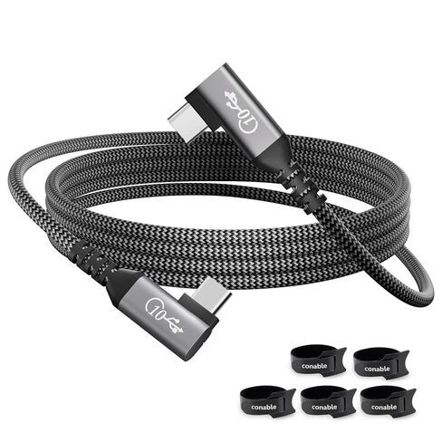 100W USB C to USB C Cable 10 FT, 10Gbps Data Transfer, 4K Video, Braided in Kuwait