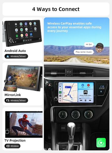 Dasaita Universal Fit Car Stereo for Toyota Tacoma, Corolla & Sienna in Saudi Arabia