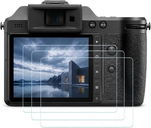Model-Specific Custom Fit for Hasselblad X2D X2D II 100c Camera Screen Protector – 3-Pack, 0.3mm 9H Hardness Tempered Glass, Full-Screen Edge-to-Edge, Crystal Clear, Bubble-Free, Anti-Scratch in Kuwait