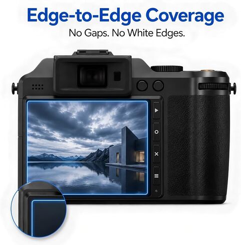 Model-Specific Custom Fit for Hasselblad X2D X2D II 100c Camera Screen Protector – 3-Pack, 0.3mm 9H Hardness Tempered Glass, Full-Screen Edge-to-Edge, Crystal Clear, Bubble-Free, Anti-Scratch in Kuwait