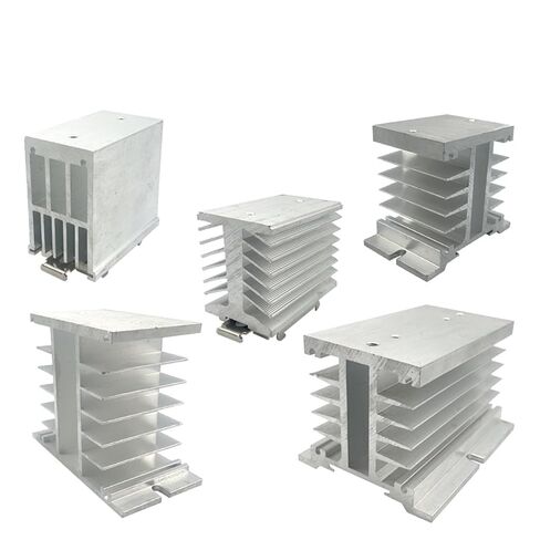 مشعاع أحادي الطور مع مشبك السكك الحديدية 10A 25A 40A 60A 80A 100A 200A 400A الألومنيوم SSR 25AA 40DD مرحل الحالة الصلبة in Kuwait