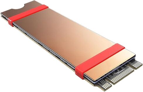 M.2 NVME SSD Heastink 2280 بالوعة الحرارة النحاسية النقية مع وسادة حرارية لملحقات الكمبيوتر المحمول in Kuwait