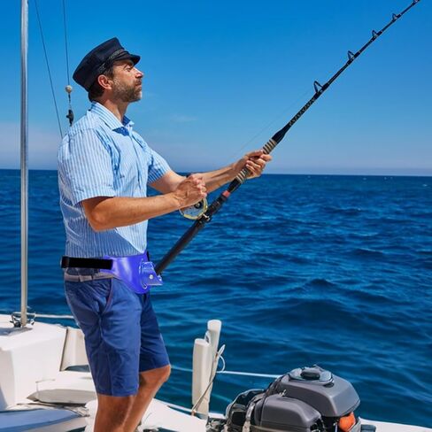 ASOCEA Fishing Fighting Waist Belt 2.5 Inch Inner Dia Offshore Tackle Boat Fishing Rod Holder in Saudi Arabia