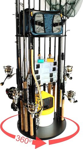 Rush Creek Creations Rod Holders for Garage Fishing Pole Rack Holds up in Saudi Arabia