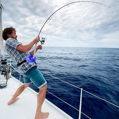 ASOCEA Fishing Fighting Waist Belt 2.5 Inch Inner Dia Offshore Tackle Boat Fishing Rod Holder in Saudi Arabia